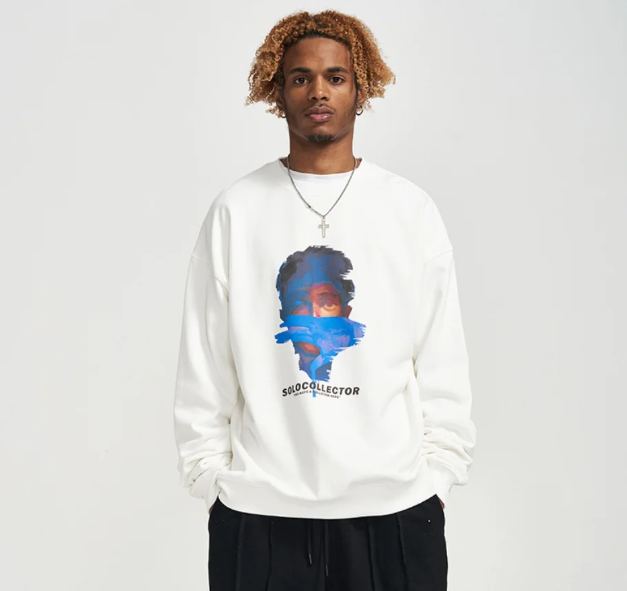 

Футболка для мужчин, осенняя футболка с длинными рукавами в стиле аниме, готика, футболка с рисунком, синие волосы, базовая эстетичная одежда, футболка с принтом, мужская одежда