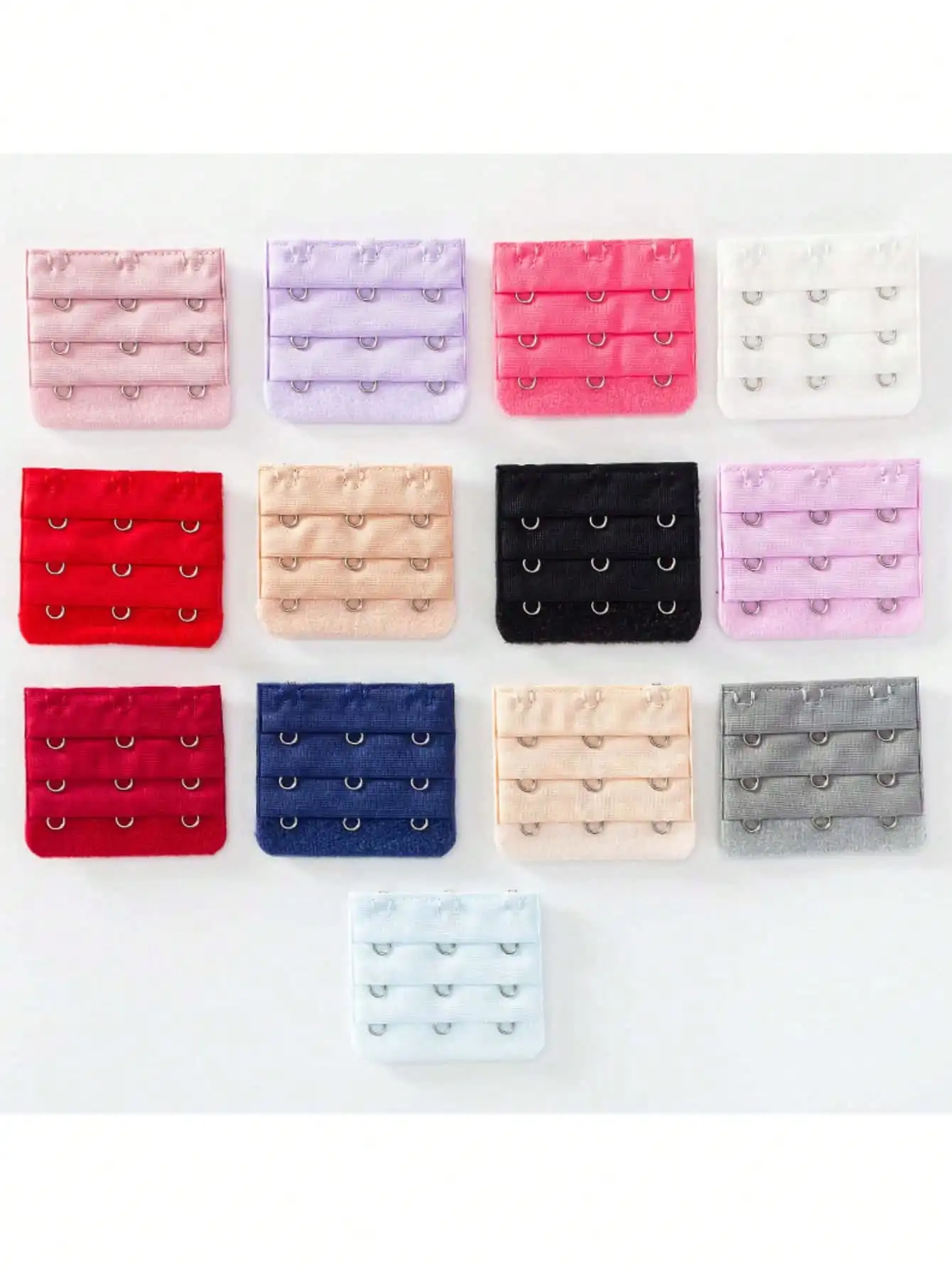 مجموعة موسع حمالة الصدر مكونة من 11 قطعة - خطافين / 3 خطافات / 4 خطافات، ملحقات الملابس الداخلية لضبط الراحة ​