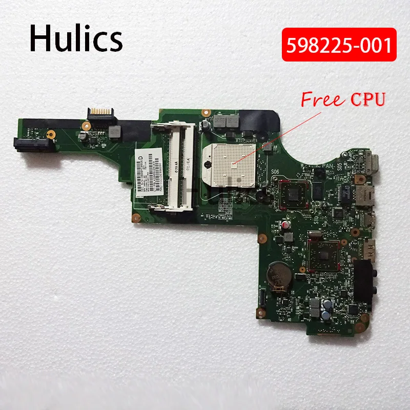 

Hulics Used 598225-001 FOR HP Pavilion DV5-2000 AMD Laptop Motherboard DDR3 Free CPU