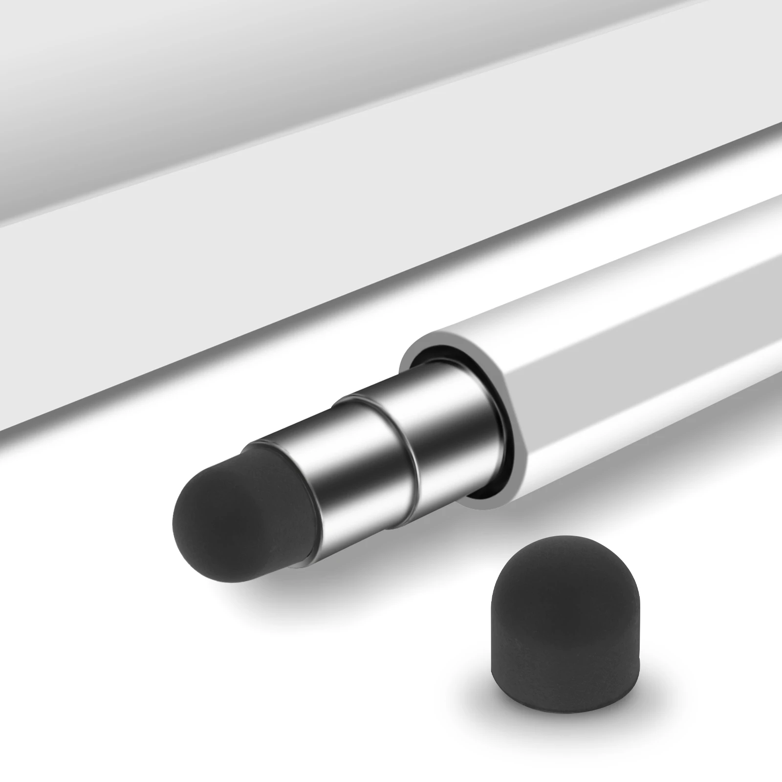 

50pcs Capacitive Stylus Tips Silicone Touchscreen Pen Tips Replacement For Smartphones Tablets Drawing Writing Precision Support