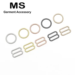 200 Pcs Nickel-free Bra Rings And Sliders Bramaking Replacement Parts Garment DIY