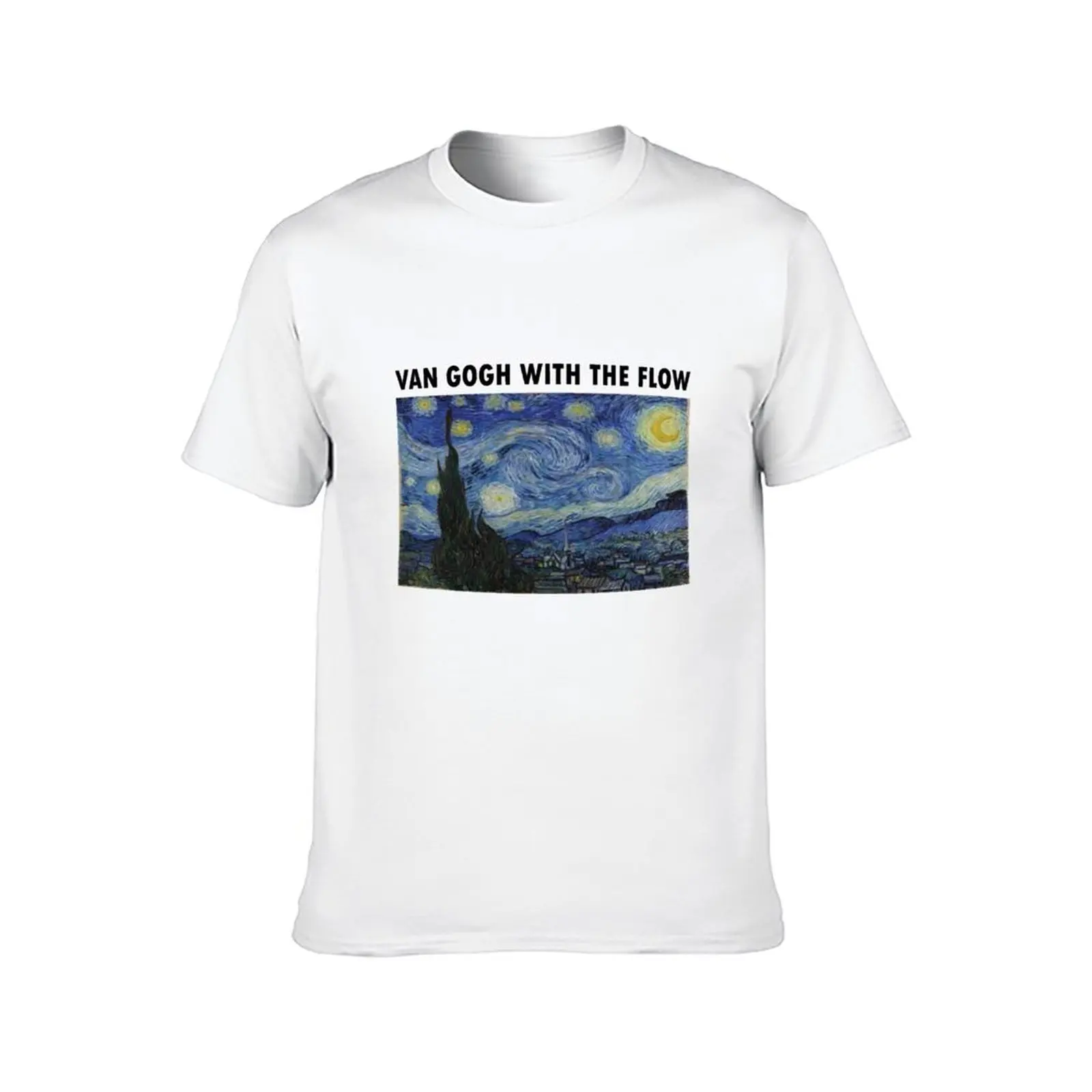 Van Gogh With The Flow. T-Shirt anime tshirt luxury designer cotton graphic tees men t shirts