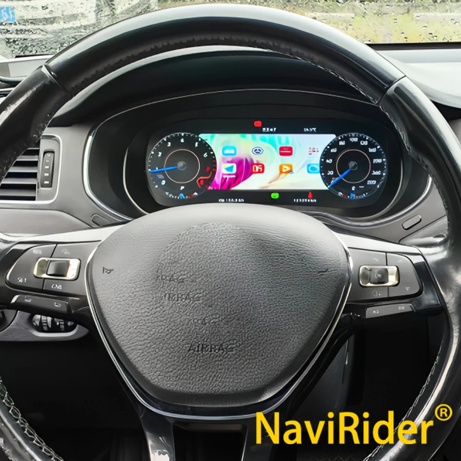 For VW Volkswagen JETTA MK6 2011-2014 Instrument Digital Dashboard Panel Cluster Virtual Cockpit Speedometer Tachometer Odometer