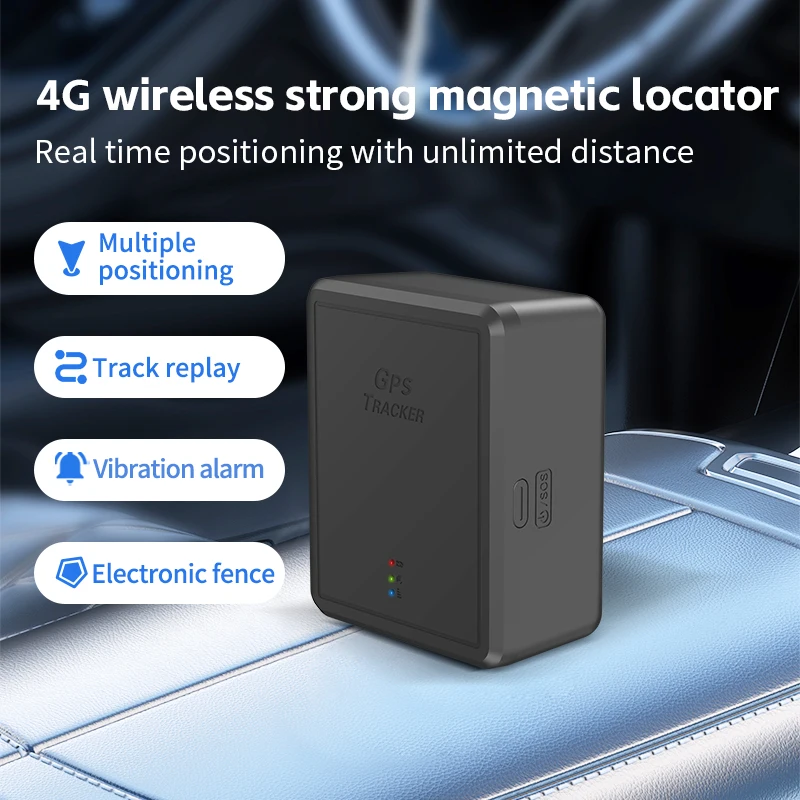 Langlebiger 10000-mAh-Akku, kabelloses 4G-GPS-Tracking-Gerät, Magnet-Positionierer, automatischer GPS-Tracker, GSM, GPRS-Ausrüstung, PC-Track-Ansicht