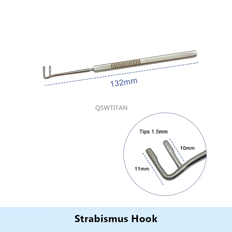 Strabismus Hook Helveston Scleral Marking Ruler Stainless steel Ophthalmic Surgical Instruments