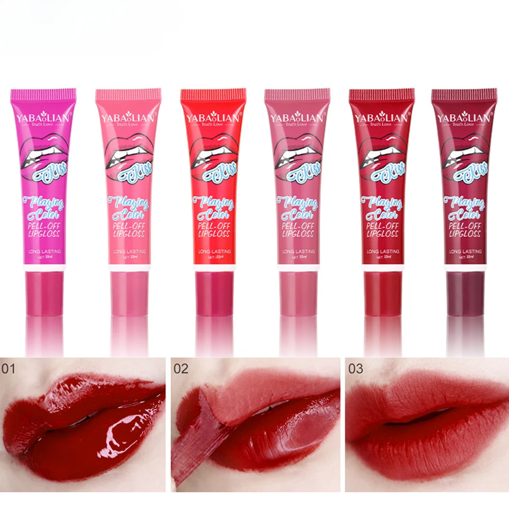 Afscheurende Lippenstift Hydraterende Lippenfilm Lipgloss Tekening Is Waterdicht Kleurvast En Antiaanbaklaag Verbetert De Teint-Make-Up