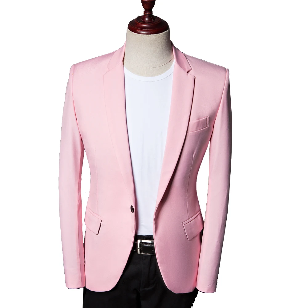 Men\'s Suit Jacket Latest Coat Designs Men Pink Suits Wedding Suit Dresses Slim Fit Groom Best Men Male tuxedo costume homme