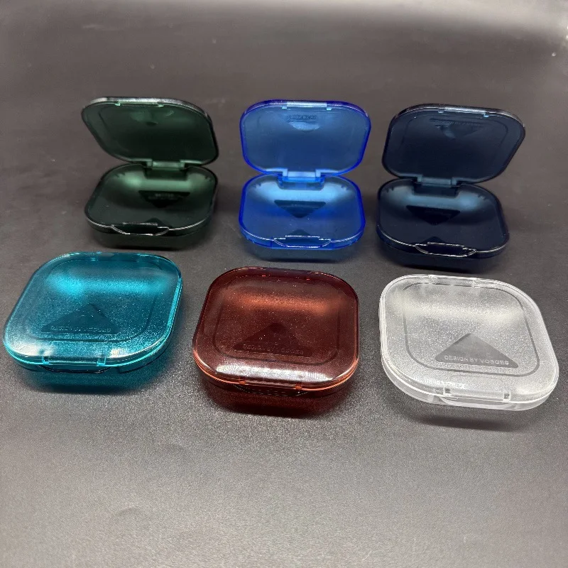 15Pcs Portable Vented Denture Storage Box False Teeth Dental Container Orthodontic Retainer Protective Case Individually Packed