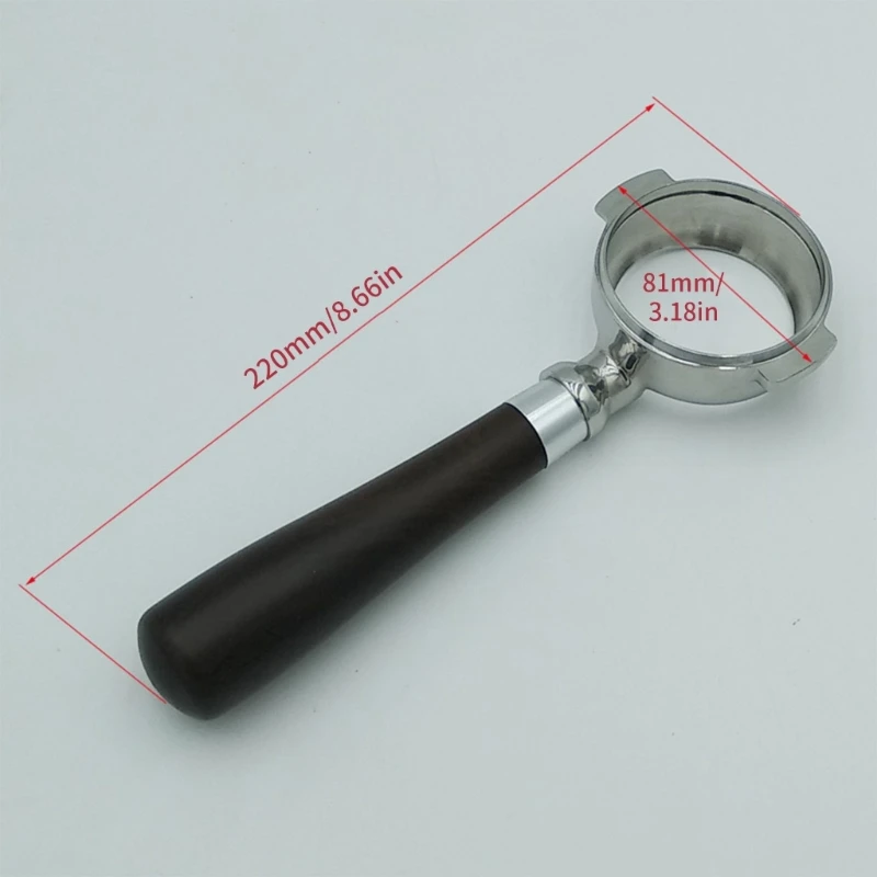 máquina café espresso 58 mm 58 mm acero inoxidable 58 mm Textura acero inoxidable adecuada para