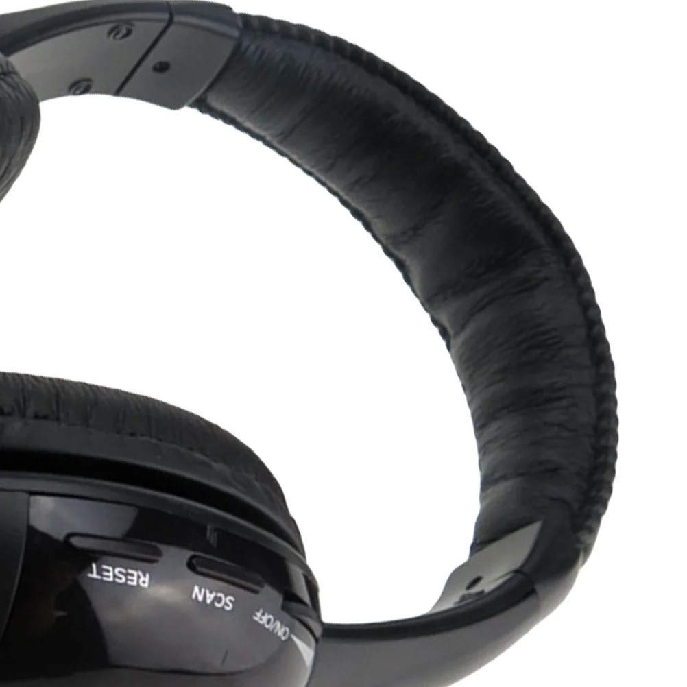 

Wireless Headphones 20M Range Fm Radio Built-In Stereo Sound Gold-Plated 3.5Mm Jack For Computer Mobile Phones