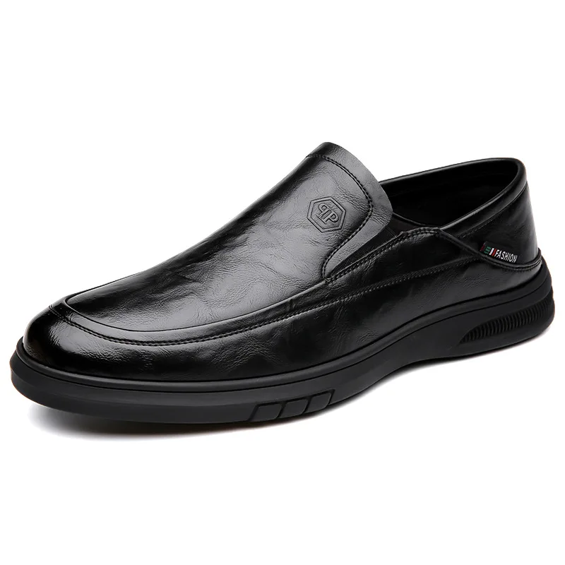 

Лето-Осенние новые дизайнерские лоферы, мужские модные повседневные однотонные туфли для вождения, мужские деловые кожаные туфли на мягкой подошве
