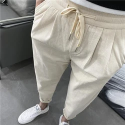 Calça casual solta masculina, moletom esportivo Harlan, moda da moda, novo, outono, 2024