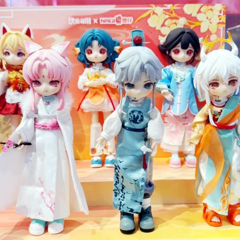 

Оригинальная коллекционная фигурка Nagi Step Whispering Wind Series Blind Box MJD 1/12, сюрприз-бокс, подарок на Рождество и день рождения, игрушка