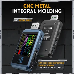 FNIRSI-FNB48P USB Battery Tester Voltmeter Ammeter TYPE-C Fast Charge Detection Trigger Capacity Measurement Ripple Monitor