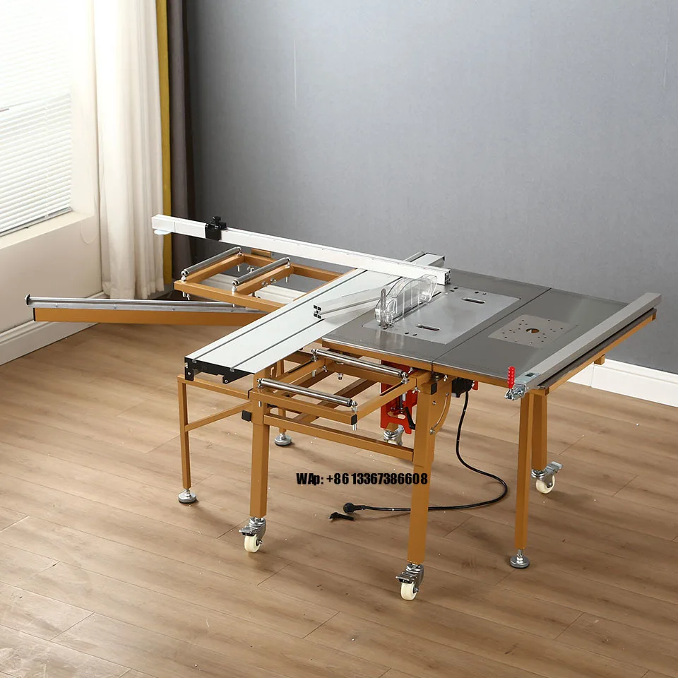 with Rocker Arm Workbench with Sliding Table Saw Machine and Edge Banding Machine