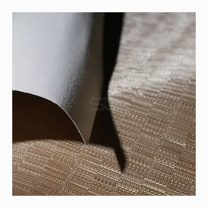 Architectural Woven Metal Wall Surface Designed As a Decorative Interior Material for Contemporary Spaces