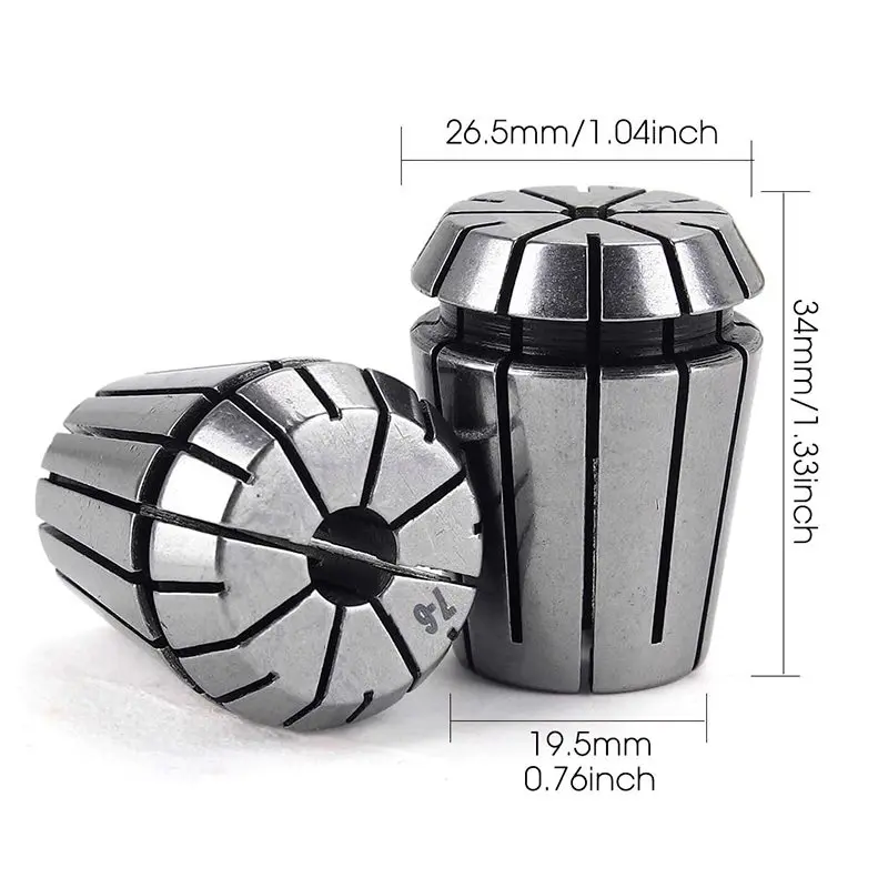 Aug. ER25 Collet Set Chuck With MT2 ER25 M10 Motor Extension Rod, CNC Engraving Machine Or Milling Lathe Tool