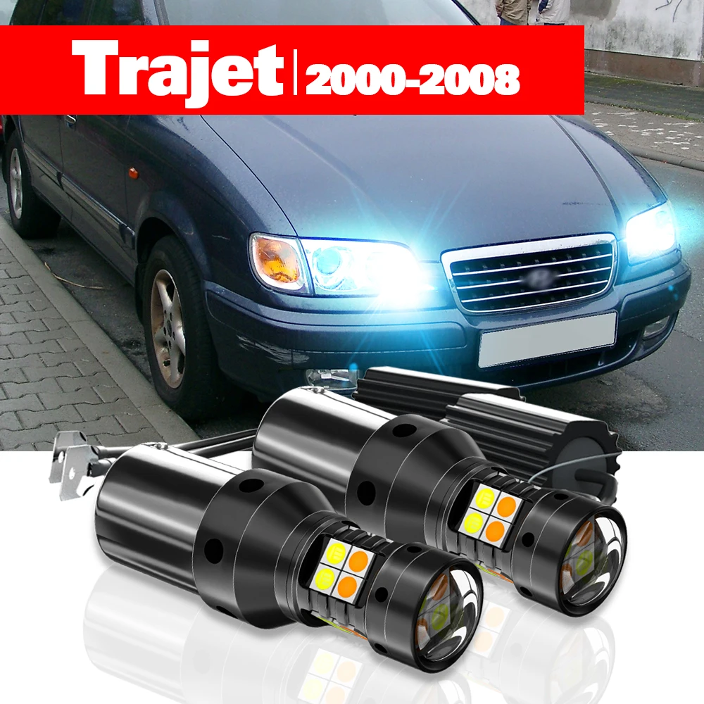 

For Hyundai Trajet 2000-2008 2pcs LED Dual Mode Turn Signal+Daytime Running Light DRL 2002 2003 2004 2005 2006 2007 Accessories