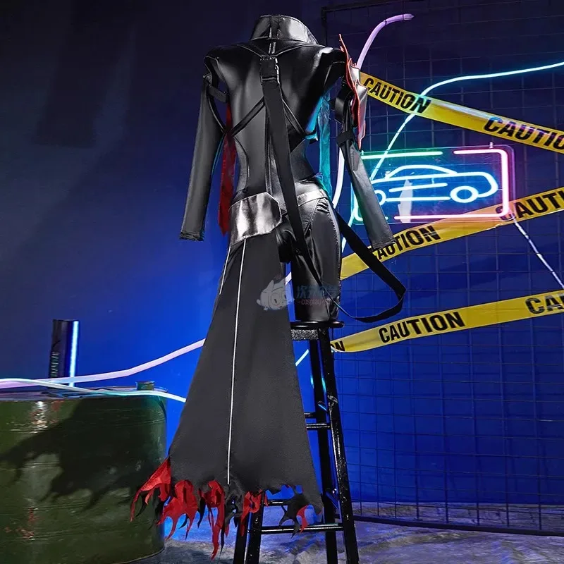 Комбинезон Nikke Goddess of Victory, униформа на Хэллоуин, Алая черная тень, карнавальный костюм, карнавальный костюм для вечеринки, парик, обувь