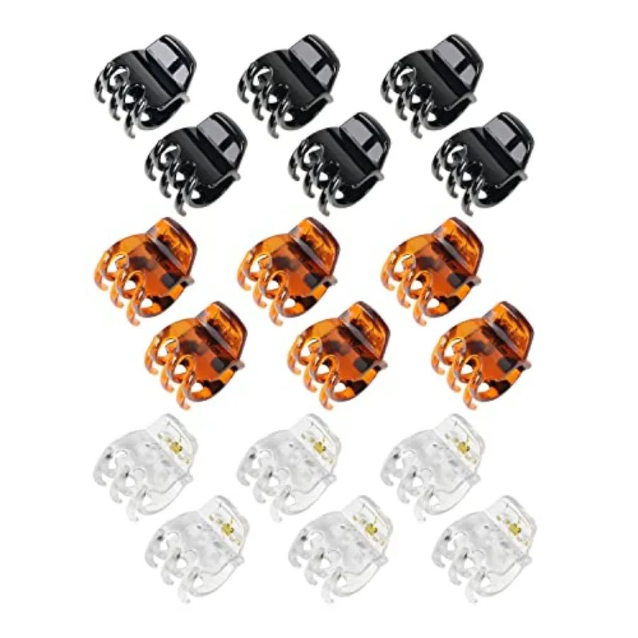 

Medium Hair Clips 18 Pcs 1.38 Inch Hair Claw Clips with NonSlip Jaw Design for Women and Girls Ideal for Everyday Styling Secur