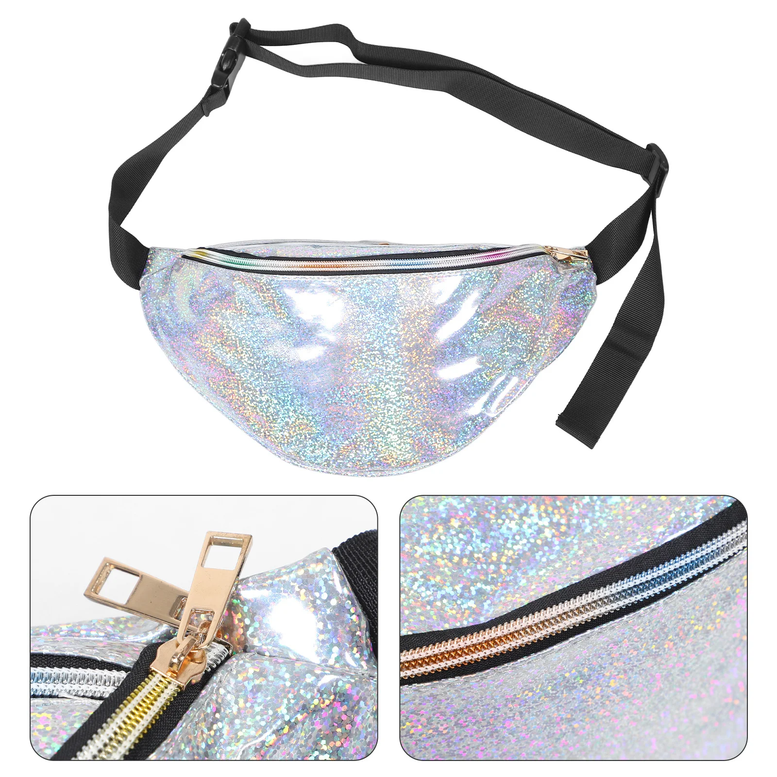 

Running Waist Bag for Women Multifunctional Sports Fanny Pack Portable Outdoor Crossbody Chest Pouch for Travel Hiking Beach