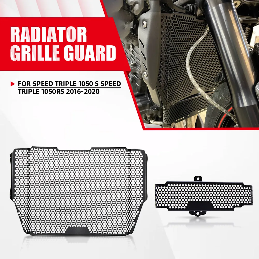 Motorcycle Radiator Guard Grill Cover Cooler Protection For Speed Triple 1050 S Speed Triple 1050RS 2016 2017 2018 2019 2020