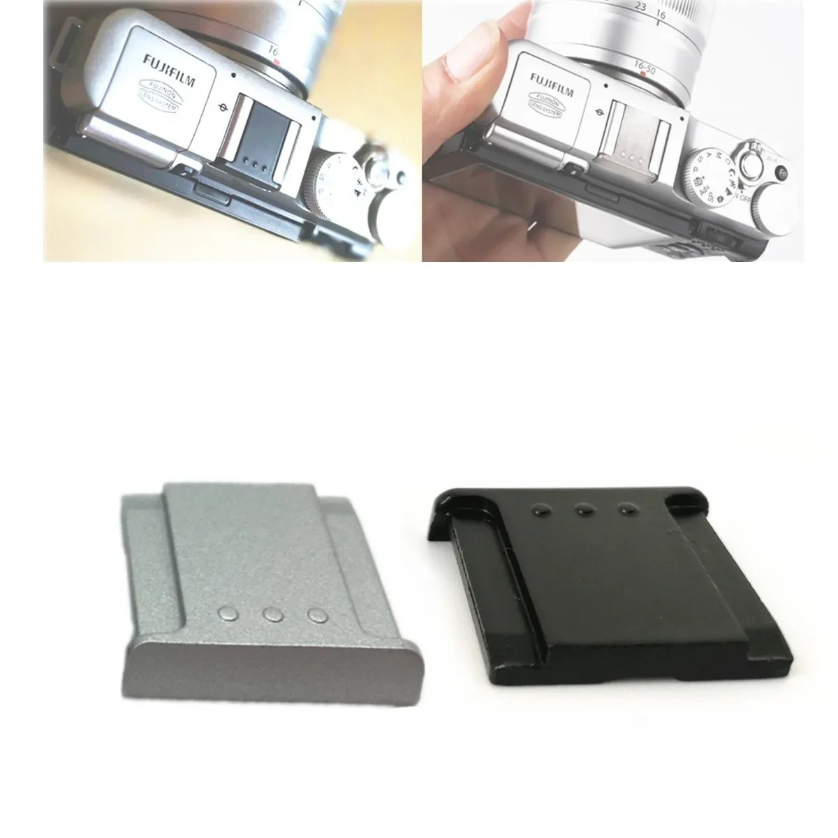 Tampa de Proteção Metálica para Hot Shoe Fujifilm Fuji XPRO3 XPRO2 XT4 XT30 XT5 XT20 XT50 XT200 XE3 XE2 XA10 XA20 XA5 XA7 (CVR-XT4 Hotshoe)