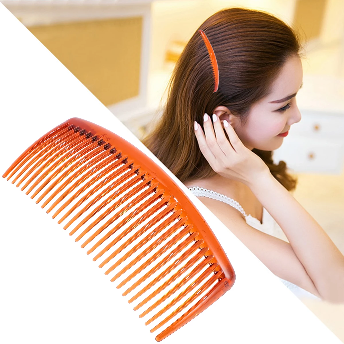 

Пластиковые расчески для волос, женские прочные портативные гладкие узлы, прически, небольшой размер для хранения, парикмахерские инструменты