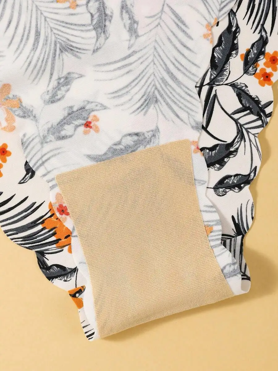 

5pcs Floral Print Seamless Briefs For Women