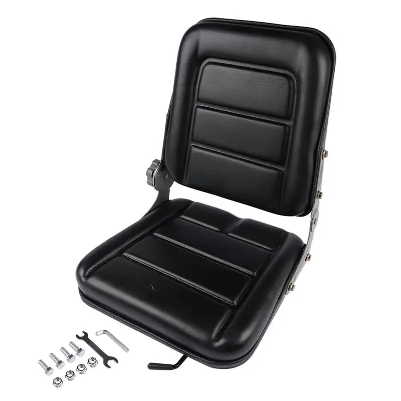 

Seat Universal Seat w/ Adjustable Backrest for Forklift Garden Tractor Lawn Mower