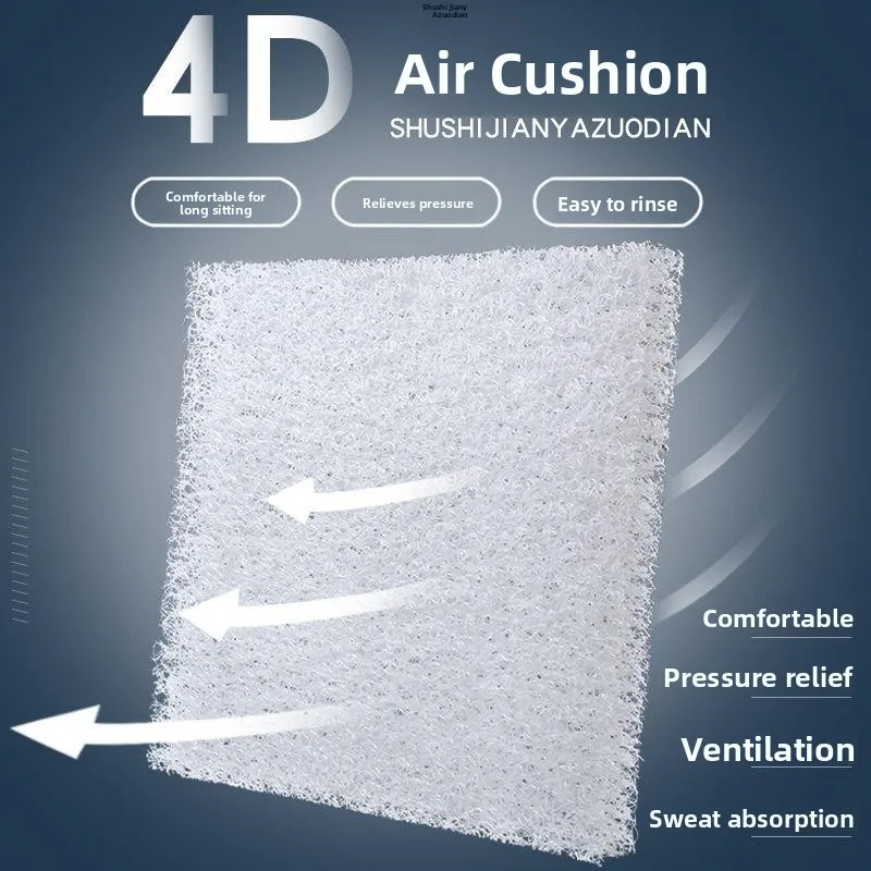 

Air Fiber Cushion Breathable Long Sitting Student Chair Pad Office Chair Pad Summer Car Pad Soft Buttock Health Car...
