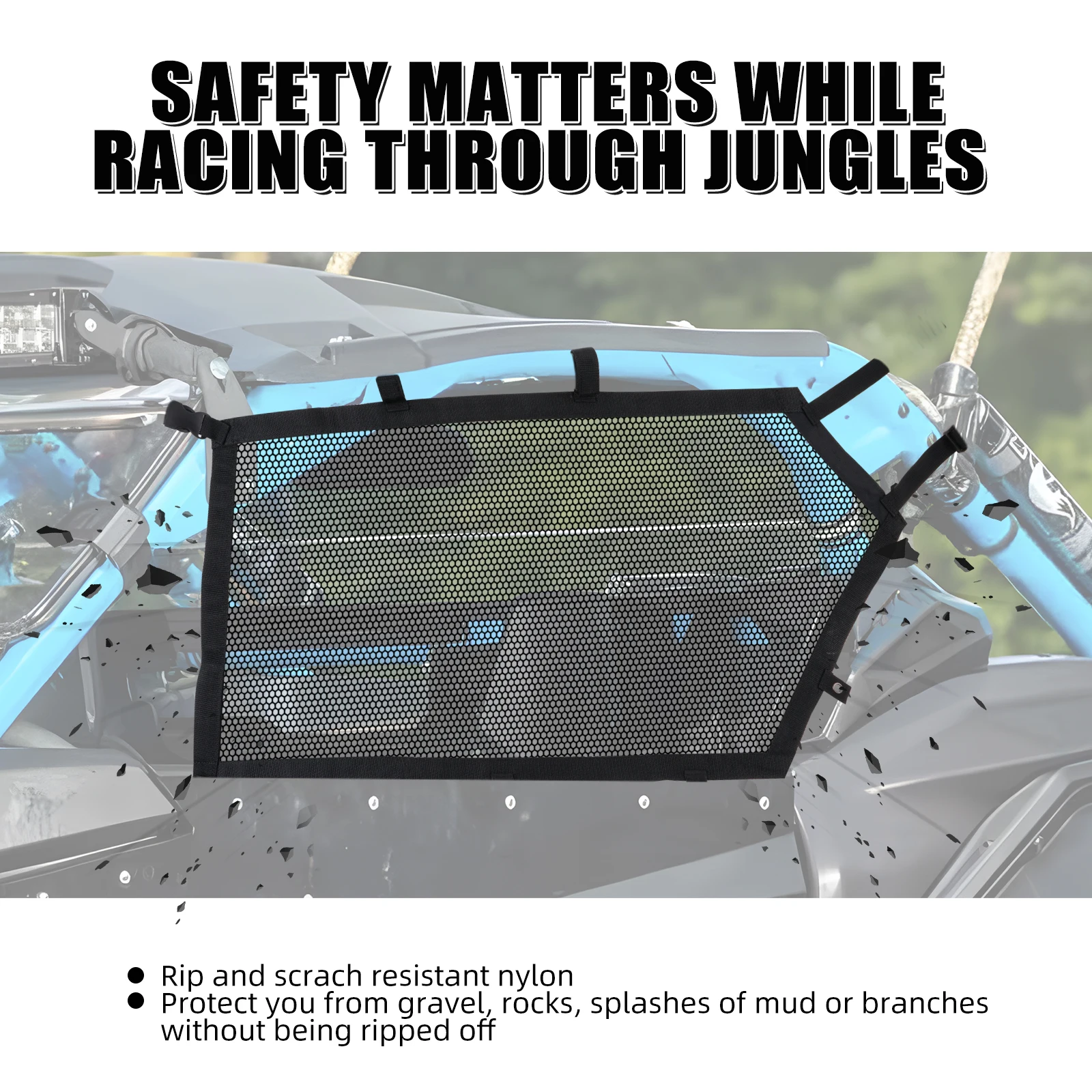 NICECNC For Can-Am Maverick X3 Window Net UTV X3 R 4x4 XRS Max RR DS Turbo DPS 2017 2018 2019 2020 2021 2022