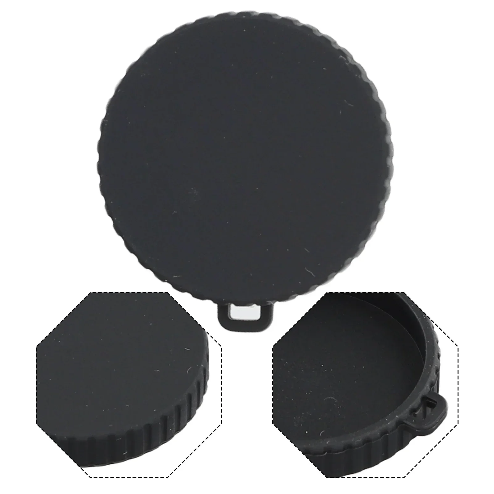 Designed For DJI Action 4/3 Lens Cover Soft Silicone Protective Cover Round Black Case For DJI Action Camera Anti-fall Len Cap