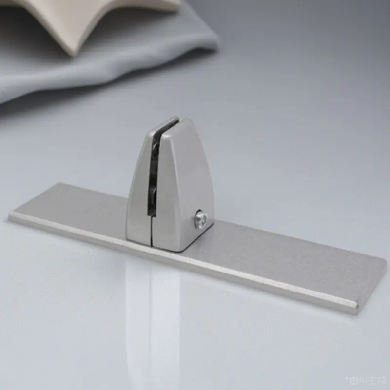 1Pcs Aluminum Desktop Divider Clamp Lengthen Flat Bottom Office Table Partition Clip Stable Baffle Fixing Clip