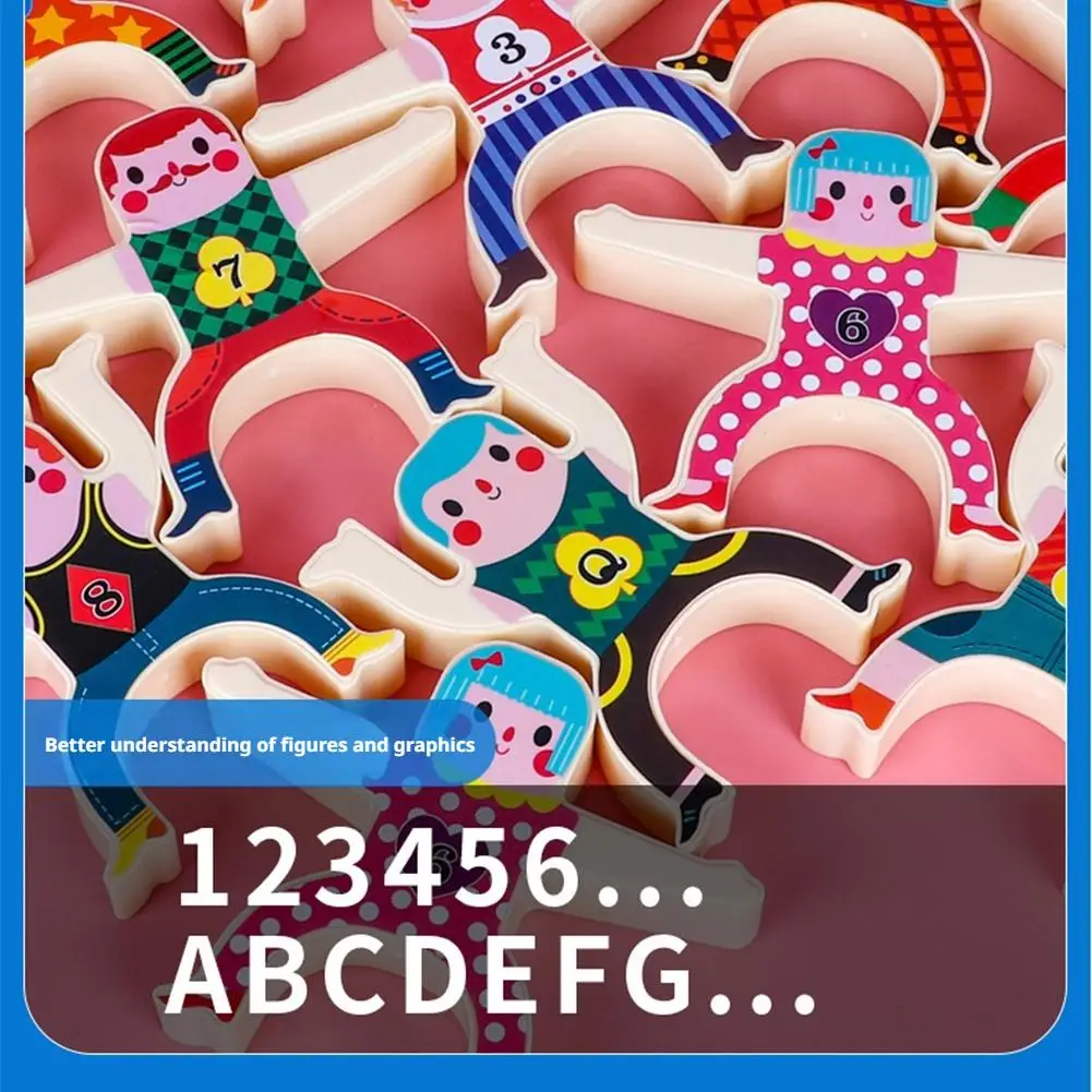 Tumbling Puzzle Balanceerspel - Plastic stapelblokken voor kinderen, educatief speelgoed voor gezinnen