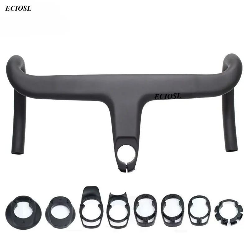 

Inner Carbon Fiber Cable for Road Bike ECIOSL Built-in Bicycle Handle Cab for 380mm/400mm/420mm/440mm with Mounting Spacers