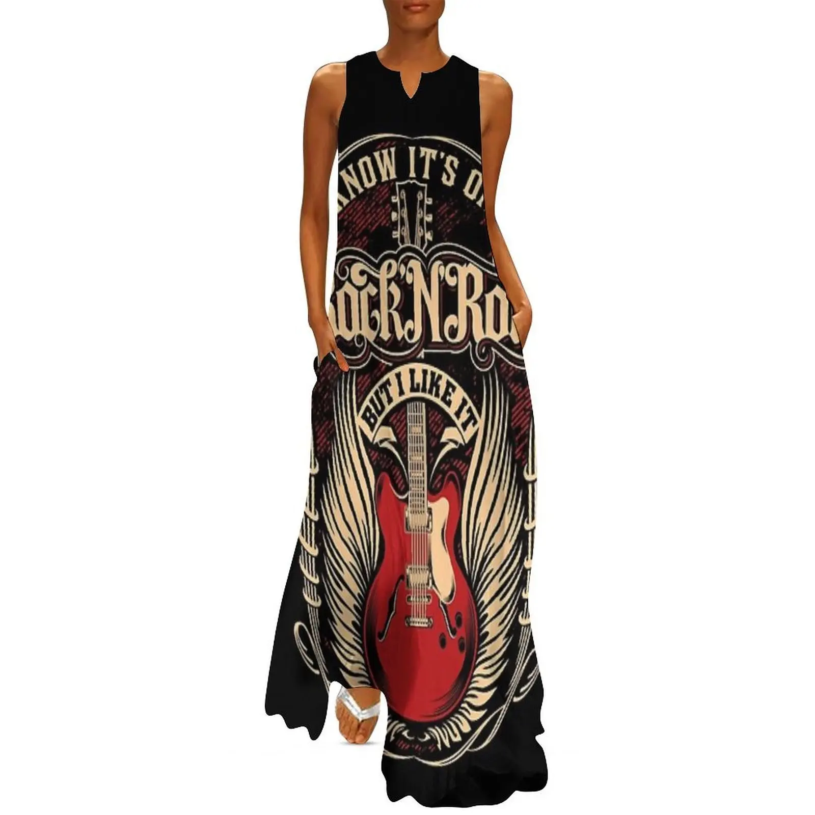 

It's only Rock n Roll But I Like It Long Dress women clothes african dresses for woman Bride dresses luxury woman evening dress