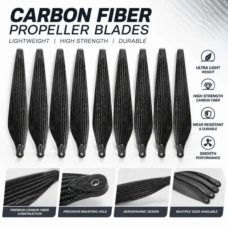 for Haoying X8 Carbon Fiber Drone 3090 Propeller Paddle Plant Protection UAV Accessories Replacement Parts