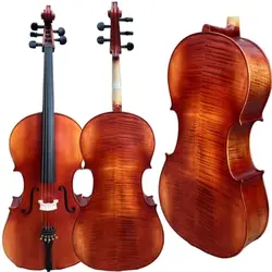 Rzadka profesjonalna piosenka maestro europejski ton 5 struny wiolonczela 4/4, Model Stradivarius