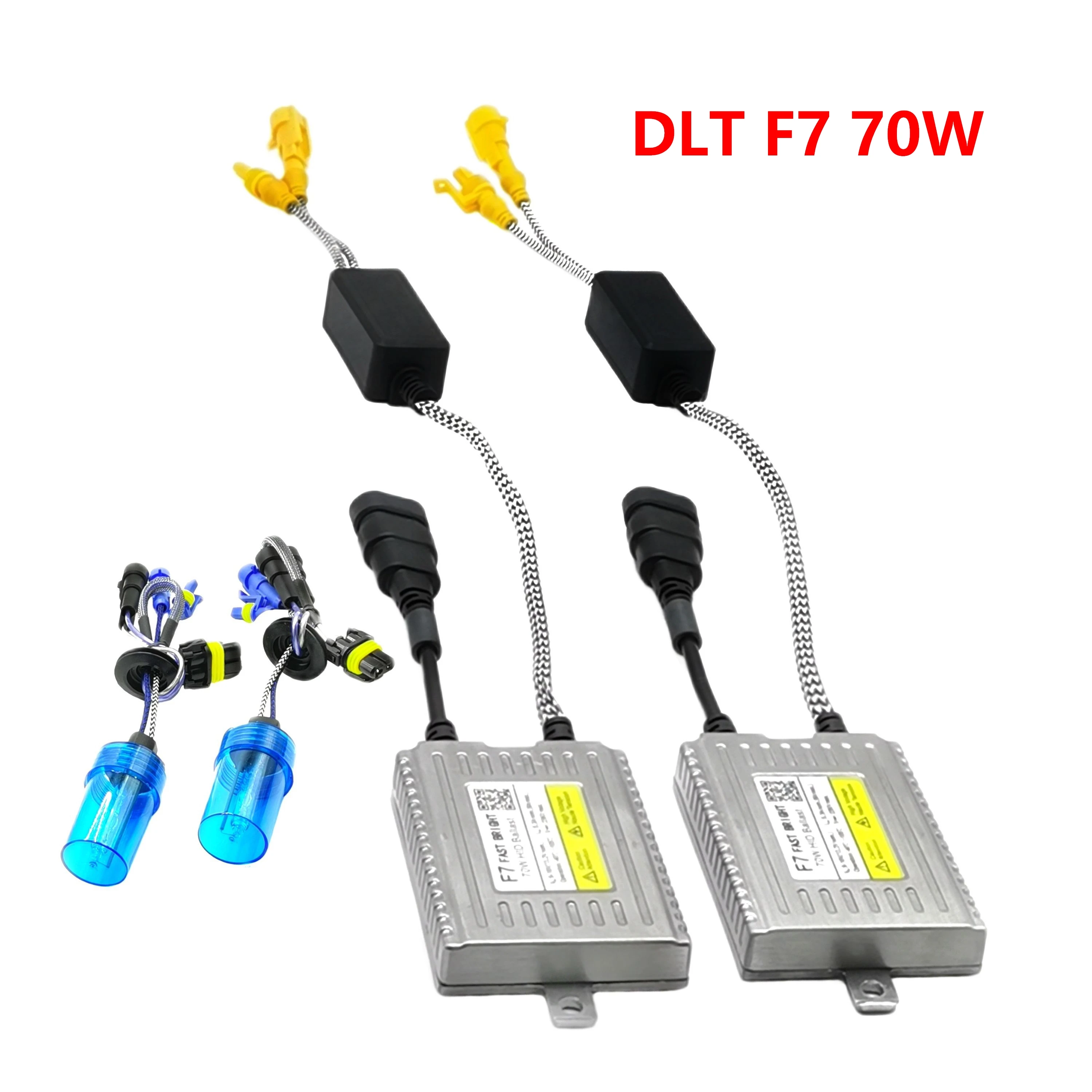 

Original DLT F7 70W H1 H3 H7 H11 9005 9006 Premium 12v AC Ballast Bulbs D2S 9012 D2H 12V Cars HID Headlights