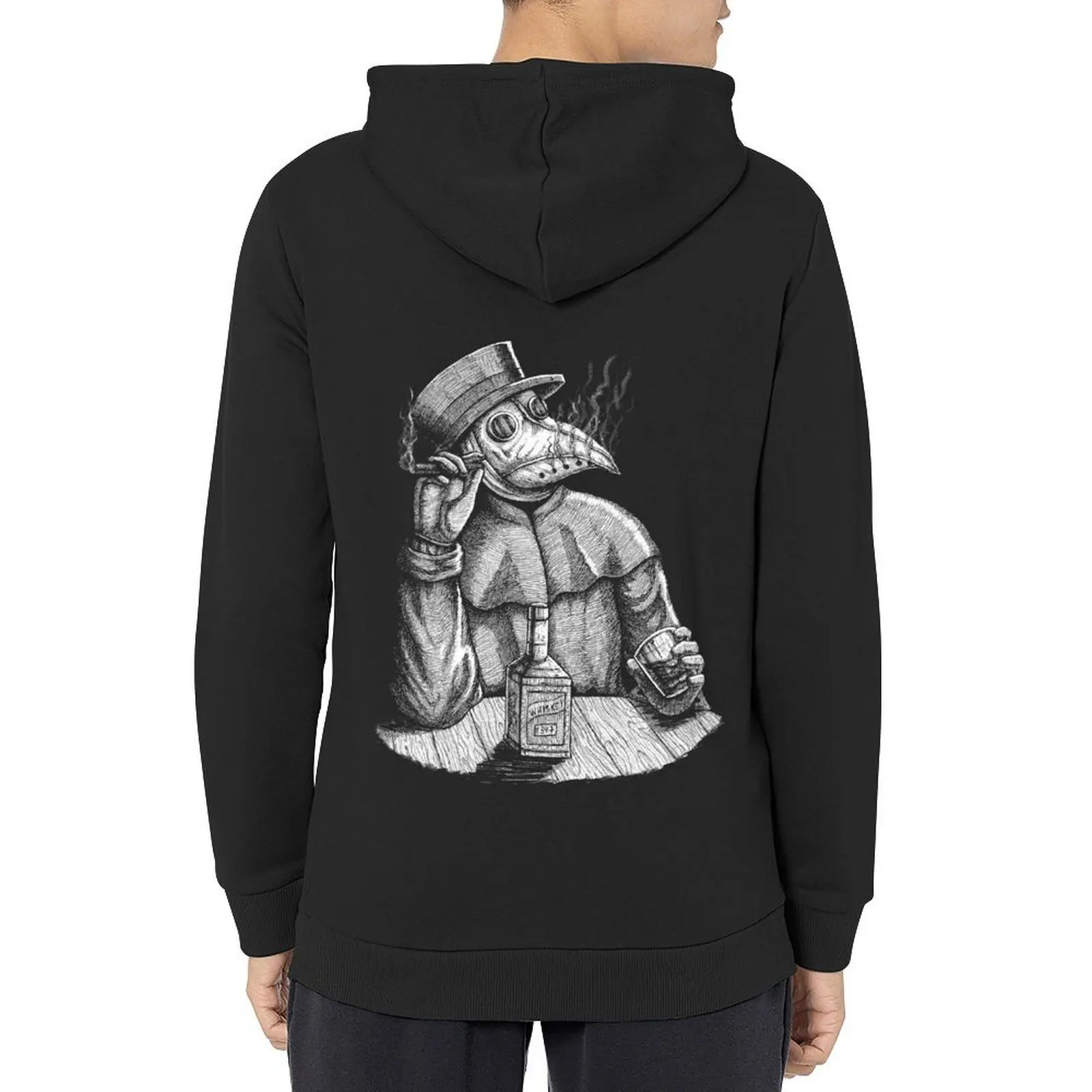 

Relaxed Plague Doctor Hoodie men's sweat-shirt set men clothing mens designer clothes male clothes hoodie