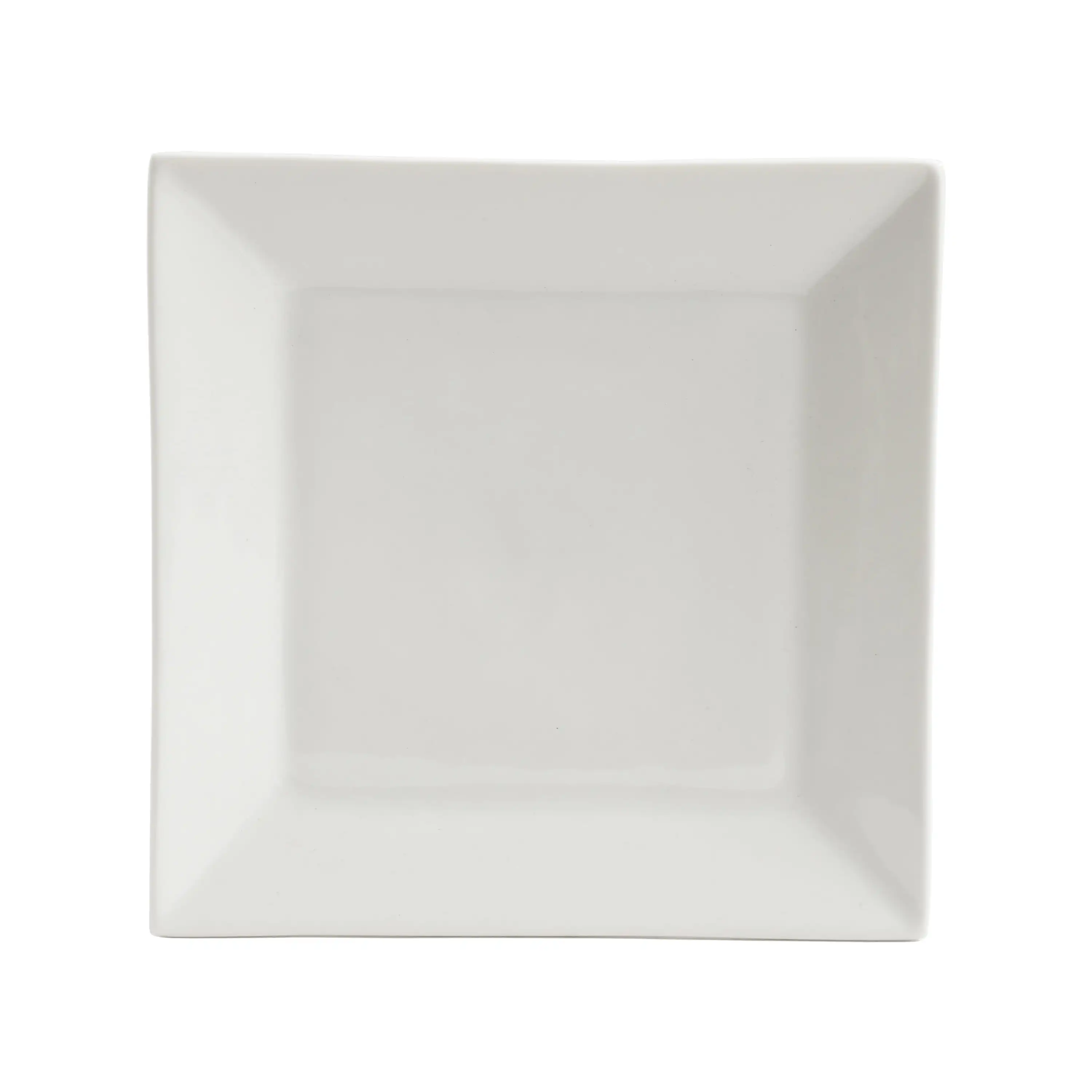 Imagem -04 - Conjunto de Louça Cerâmica Quadrada Dura Branco Fino 12 Pcs