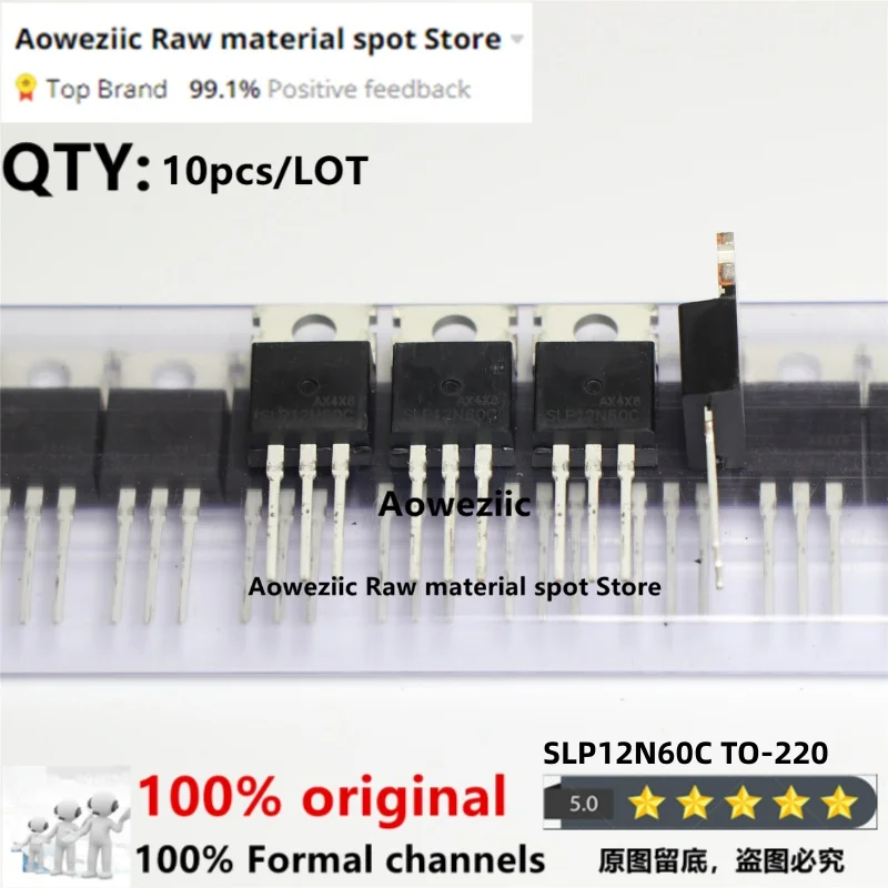 Aoweziic 100% ใหม่ Original SLP12N60C 12N60 TO-220F 12A 600V