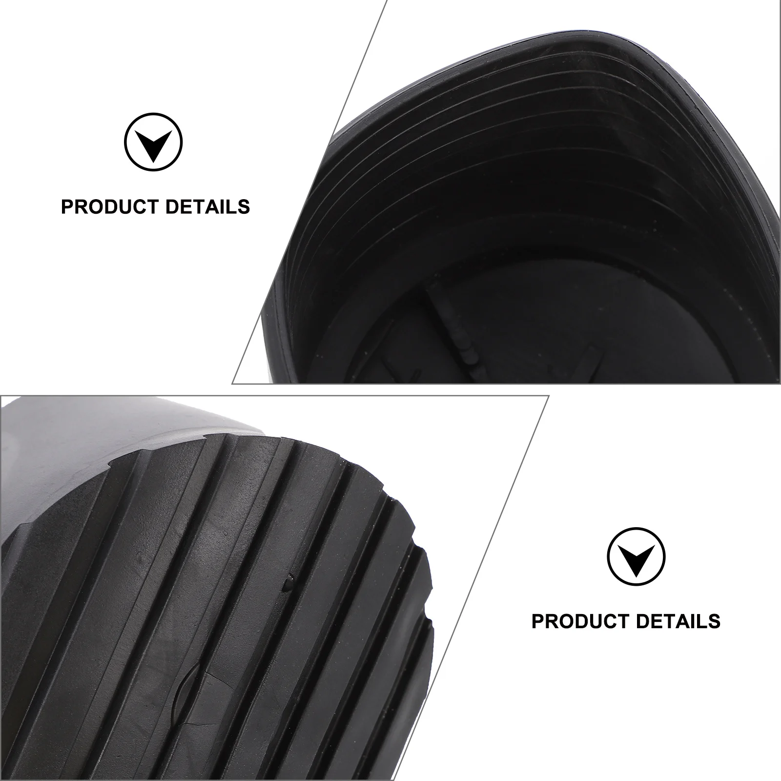 2Pcs Non-Slip Ladder Feet Protector Heavy-Duty PVC Cover for Folding Ladder Legs Protection Floor Safe Use Mat