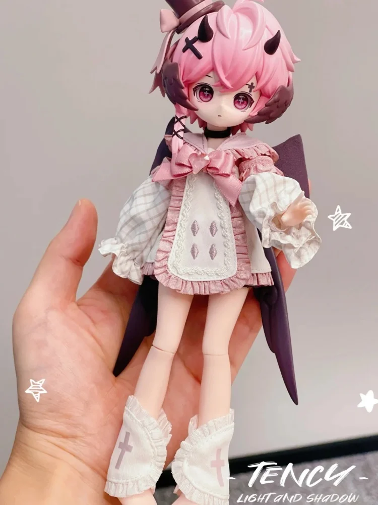 

Tency Studio 21 см The Light And Shadow Academy Series 1/8 Mjd Blind Box Аниме Фигурка Передвижной шарнир Мяч Настольные игрушки