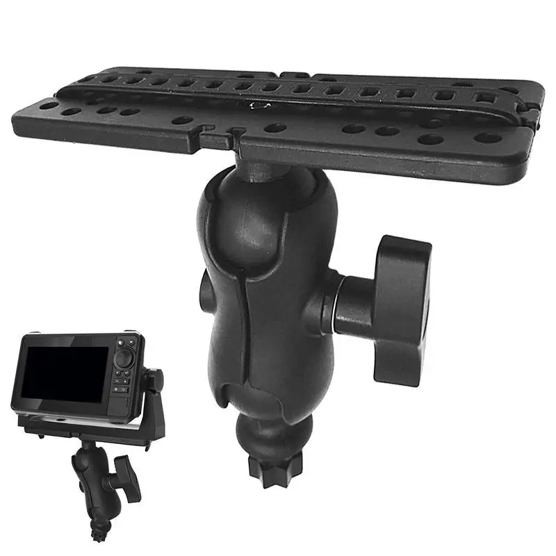 Swivel Fish Finder Mount Base GPS Electronics Fishfinder Holder Mounting Stand Plate GPS Navigation Fish Finder Bracket For