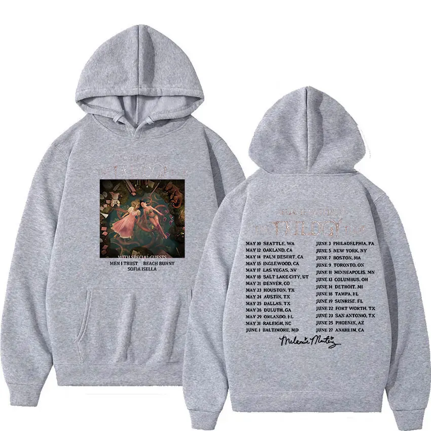 Melanie Martinez die Trilogie Tour 2024 Print Hoodie Mann Frau Retro Langarm Harajuku Mode Sweatshirt Pullover Streetwear