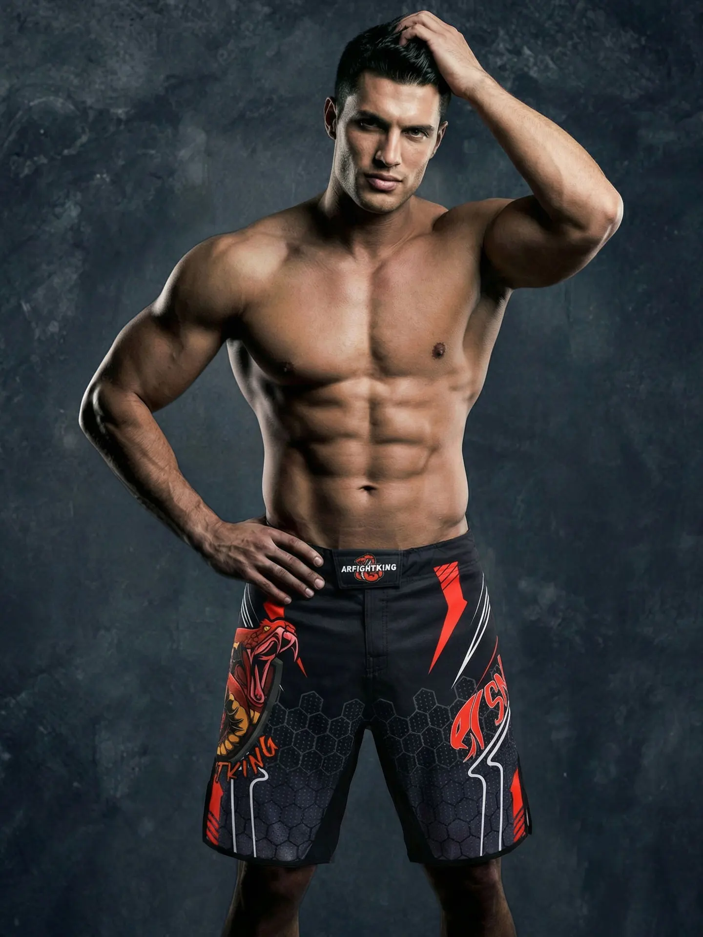 MMA Fighting Martial Arts Muay Thai Boxing 5-point Sports Shorts Wear‑resistant Quick Dry Breathable Sports Shorts
