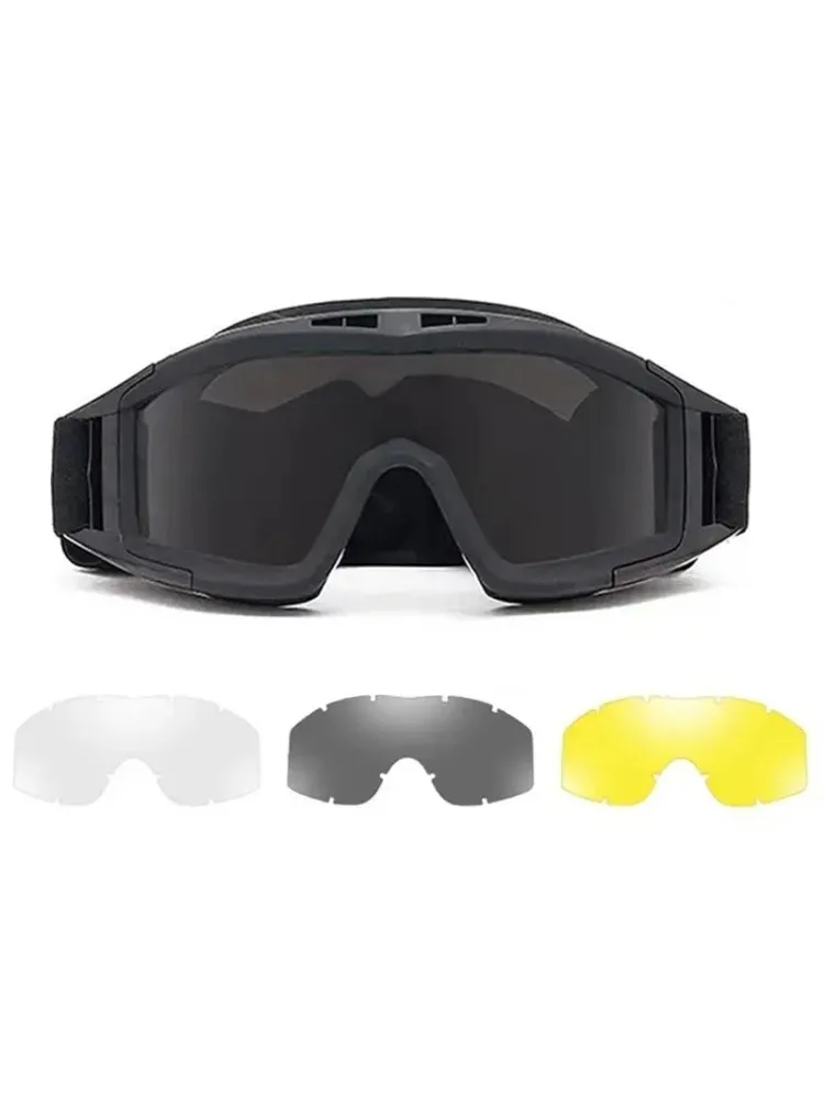 Lunettes tactiques de tir antidéflagrantes, Anti-impact CS, jeu de guerre, Airsoft, Paintball, chasse, lunettes de motivation