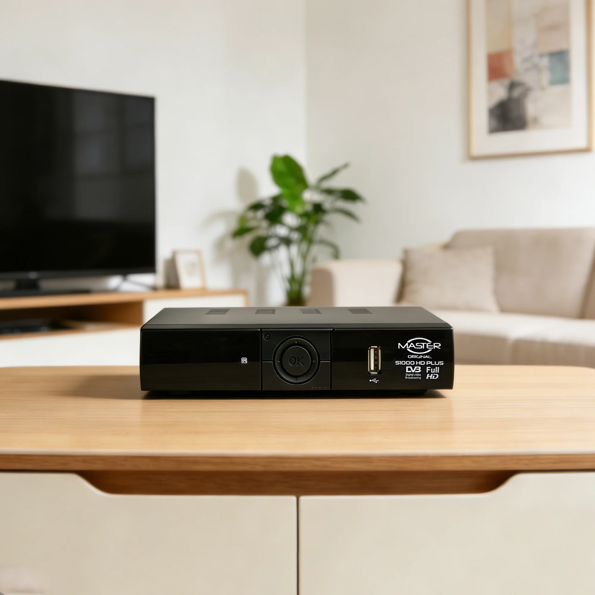 FTA Master DVB-S2 HD set-top box decoder, digital H.264 Digi